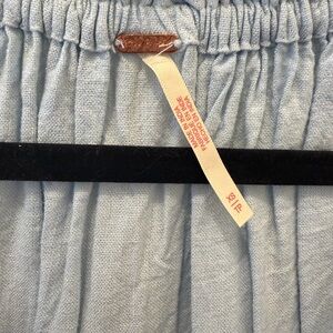 Free People Light Blue Skirt